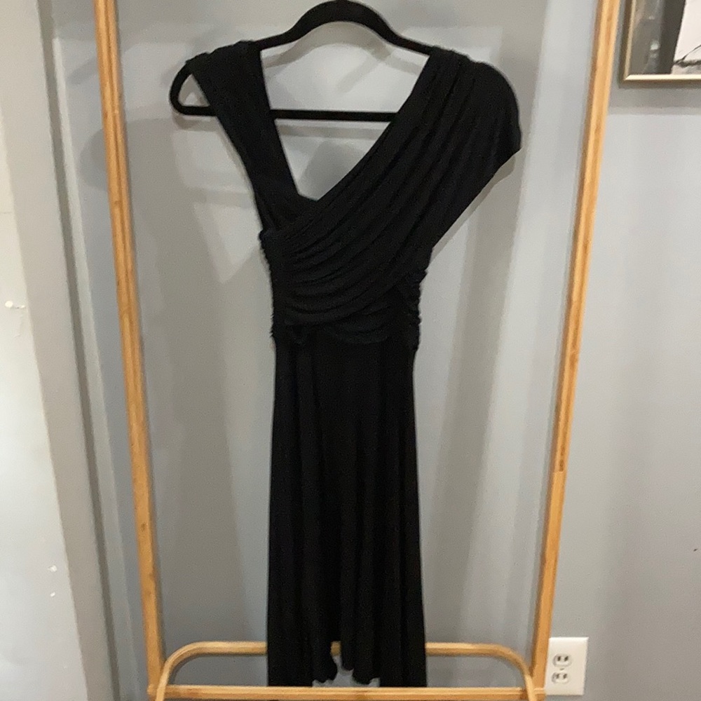 Anthropologie Plenty by Tracy Reese little black Rayon dress